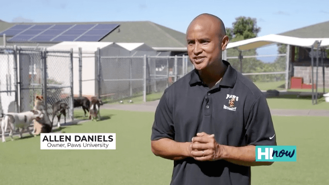 Allen Daniels featured on video of Paws University